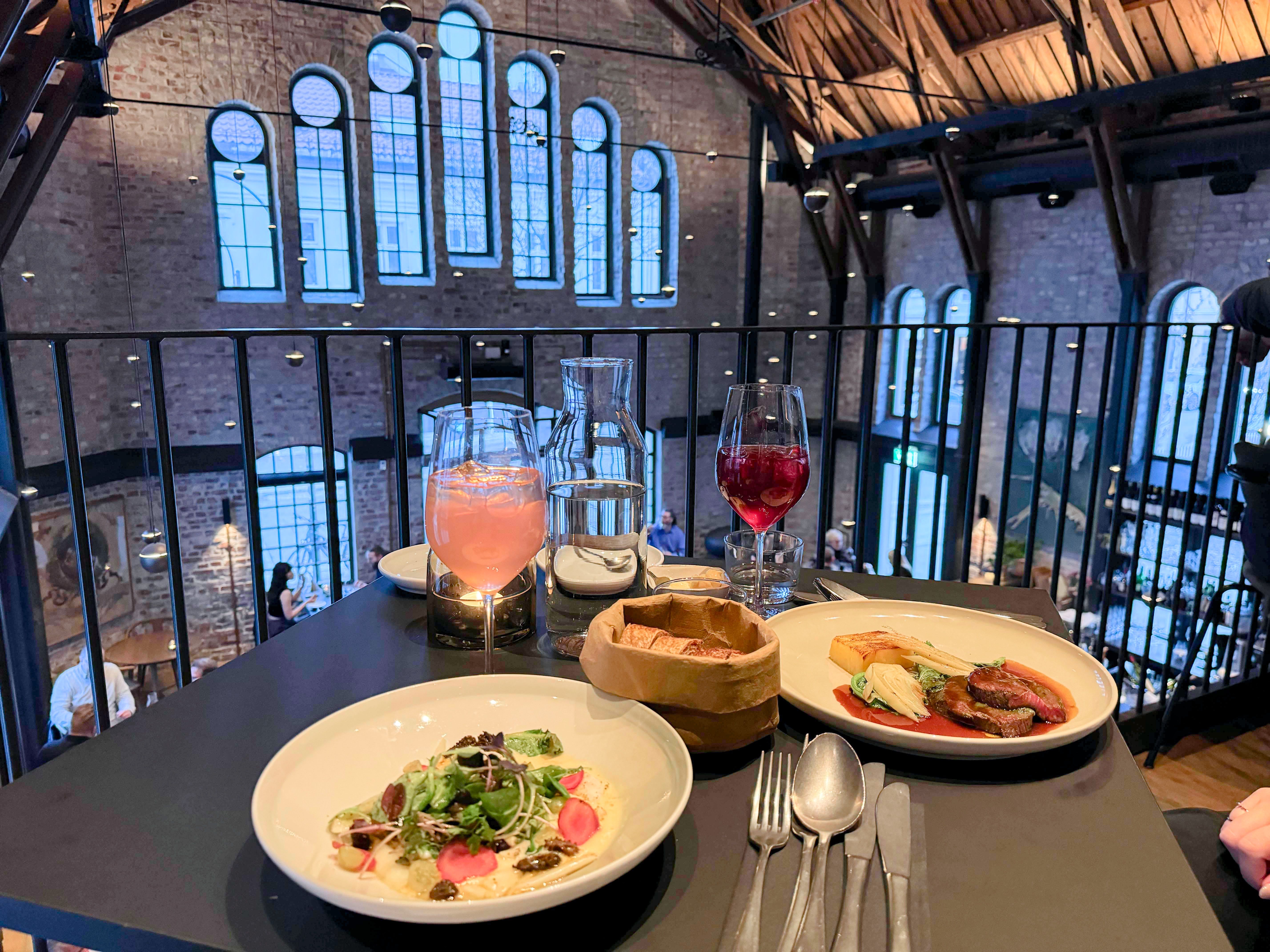 Utsikt over restauranten Smag og Behag i Kristiansand.